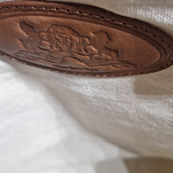 NWT New Amsterdam Leatherworks Large Brown Leather Tote/Bag - Picture 4 of 9